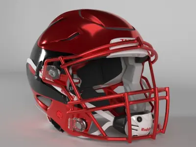 HOUSTON TEXANS Helmet Football AFC SOUTH PBR updated 2025 3D model