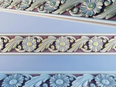 Detailed Cornice Collection - Vol 01 - 8 Item 3D model