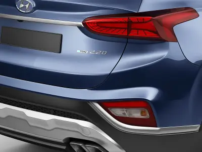 Hyundai Santa Fe 2019 3D model