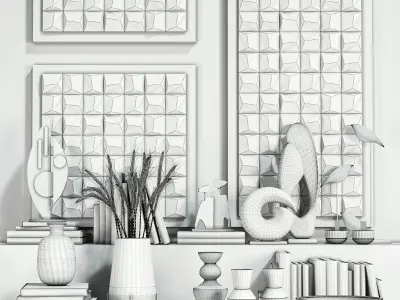 decorative set Vol002 3D model