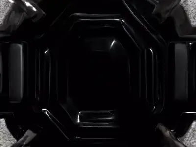 Intricate Crystal Diamond Cube Artifact Low-poly 3D model