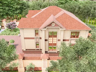 Classic house 3D model buy
