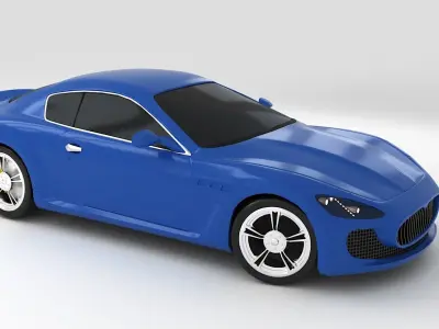 Maserati Gran Turismo 3D model