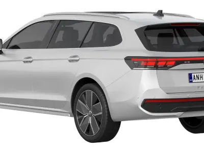 Volkswagen Passat Variant R 2024 3D model