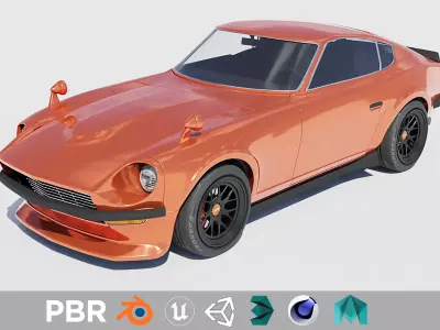 Nissan Datsun fairlady Z 240Z 260Z 280Z 3D model