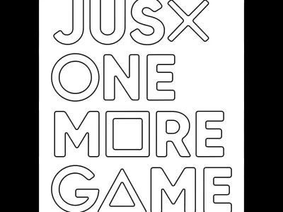 Just One More Game Neon Sign 3D model purchase