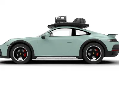 Porsche 911 Dakar 2023 3d model  3D model