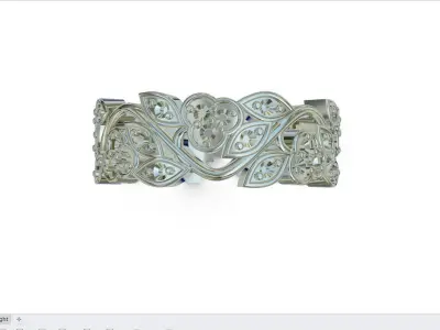 FLOWER RING   3D print model