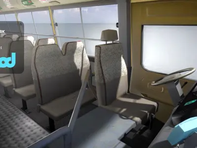 HK Van Left-hand drive 001 3D model