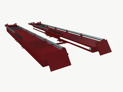 Hydraulic Scissor Lifter Car Truck 3D model