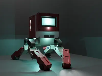 Fulure Exploration robot newbie ex2 3D model