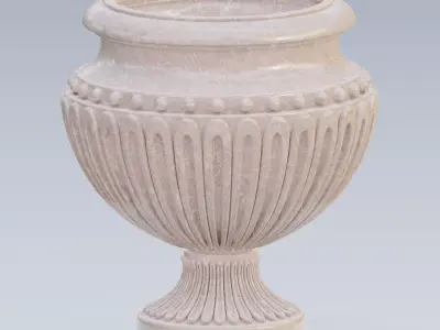 Garden urn planter11 3D model