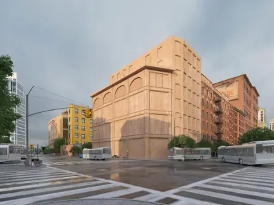 Bus Simulation City Traffic 3D model