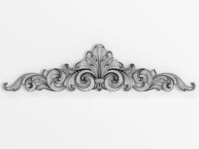 3D model Carved Decor element 3D print model buy