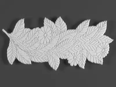 3 ornamental classic decoration art 3d model kitbash vol 22 3D model