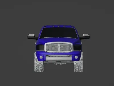 2007 3rd gen Ram 3D model