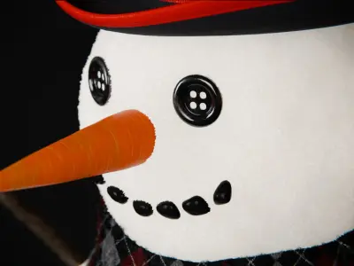 Snowman 3d Model 3D model