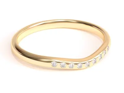 Elsa Peretti wedding band ring2 3D print model