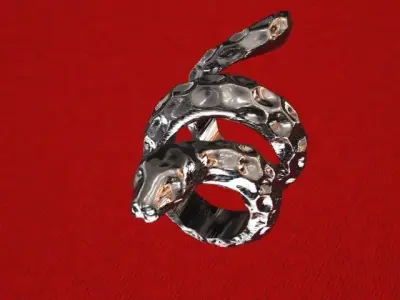 snake jewel ring 3d  3D model