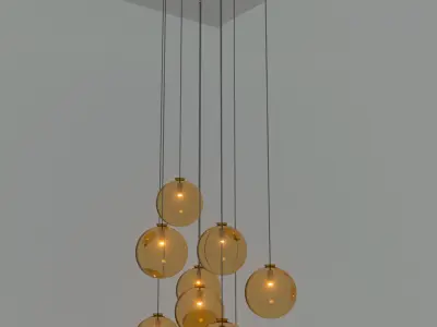 Hanging Ceiling Lamps 3D model