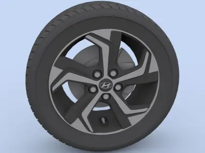 Full Car Low-poly 3D model