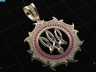 Ukrainian Trident 3D print model