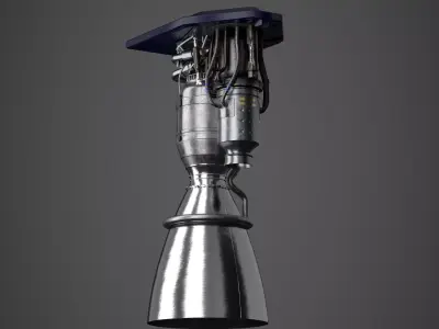 Rocket Engine 3D model