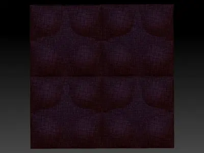 3D WALLPANEL 600MM x 600MM 3D model