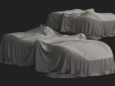 Sportcar Cover 08 3D model