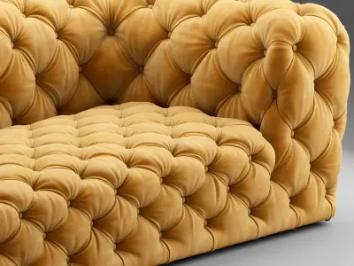 baxter CHESTER MOON SOFA 3D model