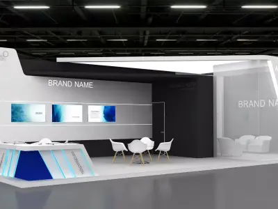 Exhibition Booth Stand stall 3D model 3D model buy