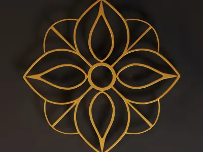 Decorative panels 3D model vol 1 3D model