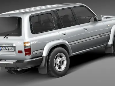 Toyota Land Cruiser J80 1989-1997 3D model