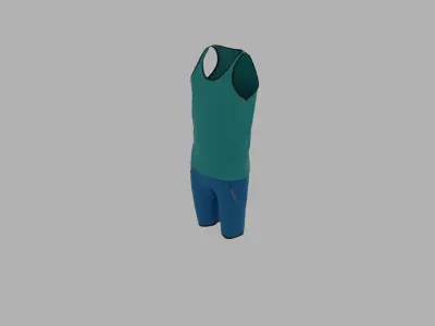Sport Suit Low-poly 3D model purchase