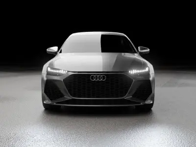 AUDI RS6 2019 3D model