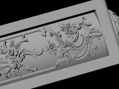 leg High quality 3d models for processing on a cnc machine  3D model