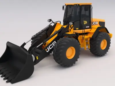 Collection Construction Equipment JCB 3D model