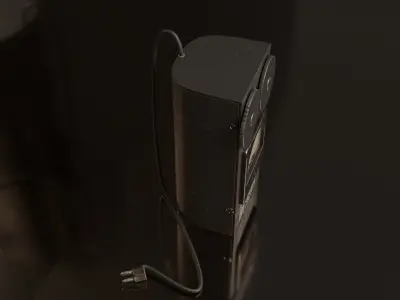 Vintage Transistor oscillator -  electronic instruments 3D model