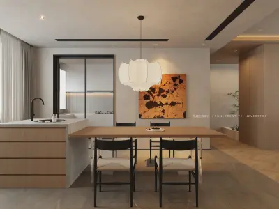 A 3D Max and CAD Blueprint of a Luxurious Living Space 3D model