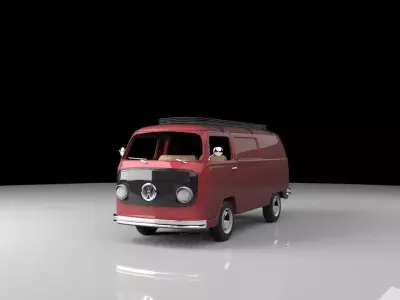 VOLKSWAGEN VAN 3D model