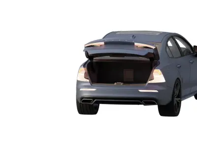 Volvo s60 with interior 3D model