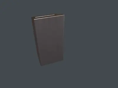 Prison Toilet Low-poly 3D model