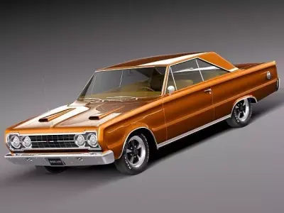 Plymouth GTX -1967 3D model