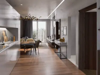 D5 render interior scene 3D model 3D model