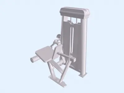 Legextension machine 3D model