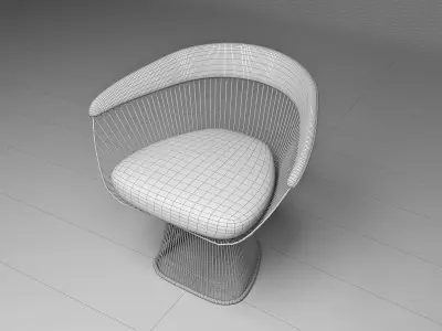 Platner Lounge Chair 3D model