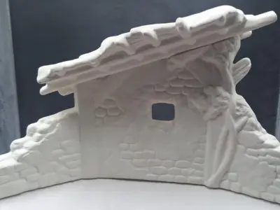 Nativity Scene MANGER for nativity scene wise men set 3D print model