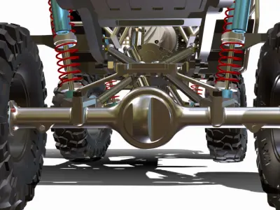 CONCEITO CHASSI Low-poly 3D model