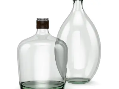 Glass Jars 2 3D model