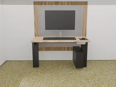 Modern Residential Interior and Exterior 3D Model Set Free 3D model
